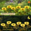 Solar Garden Stake Lights Outdoor Sunflower Lights LED Solar Powered Lights for Patio Lawn Garden Yard Pathway Decoration